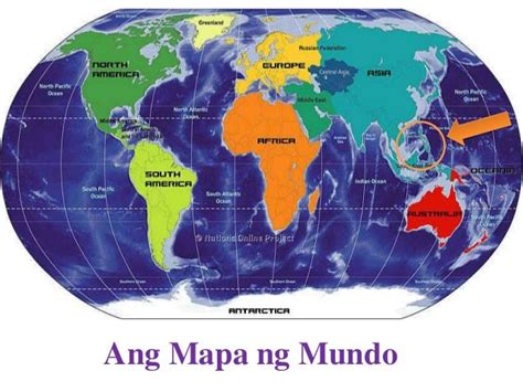 mapa ng mundo malinaw